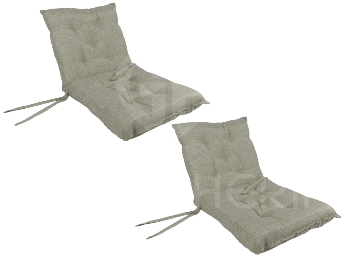CUSCINI SEDIE CON SCHIENALE BEIGE